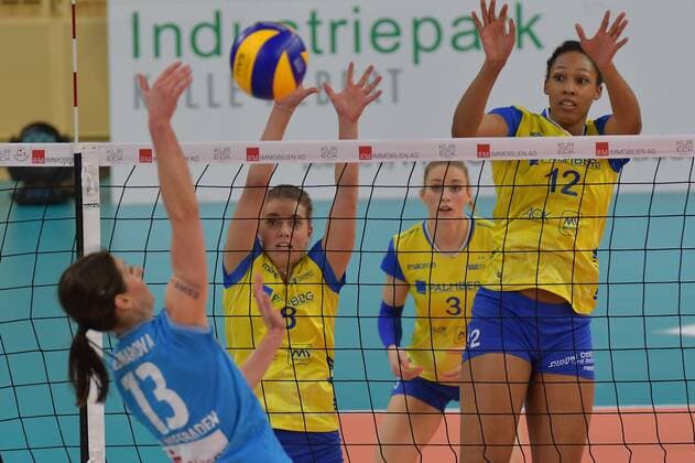 Volleyball, Women, VC Wiesbaden - SSC Palmberg Schwerin