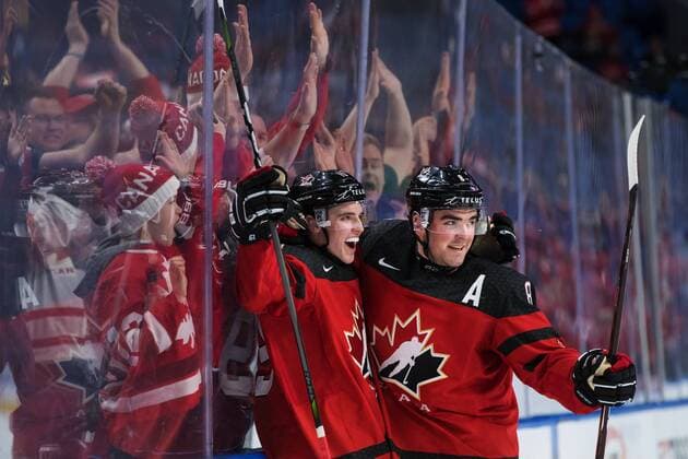 Ice Hockey, U20 World Championship, Canada - Czech Republic