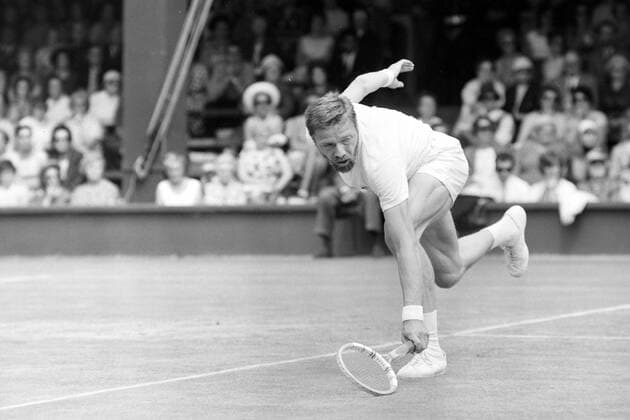 Torben Ulrich - father of Metallica drummer Lars - died, tennis archive pictures