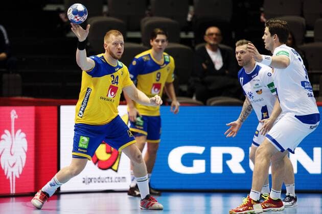 Handball, European Championship, Sweden - Iceland