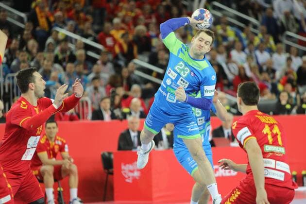 Handball, European Championship, Macedonia - Slovenia