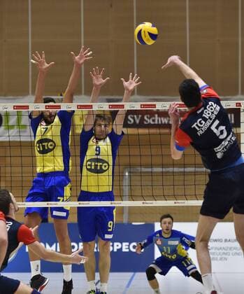Volleyball, 2.BL Süd, SV Schwaig - TG Rüsselsheim II