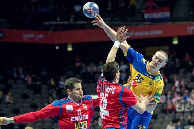 European Handball Championship, Sweden - Serbia