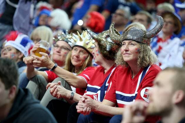 European Handball Championship, Norway - Belarus, Fans