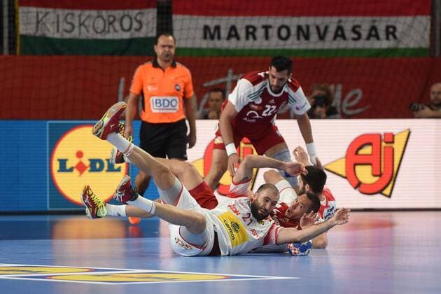 Handball, European Championship, Hungary - Spain