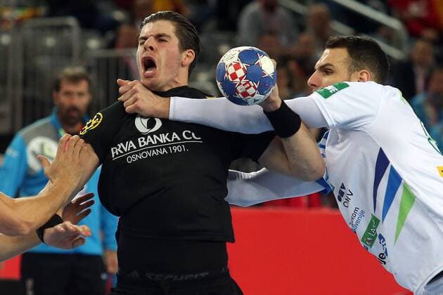 Handball, European Championship, Montenegro - Slovenia