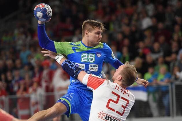 Handball, European Championship, Slovenia - Denmark