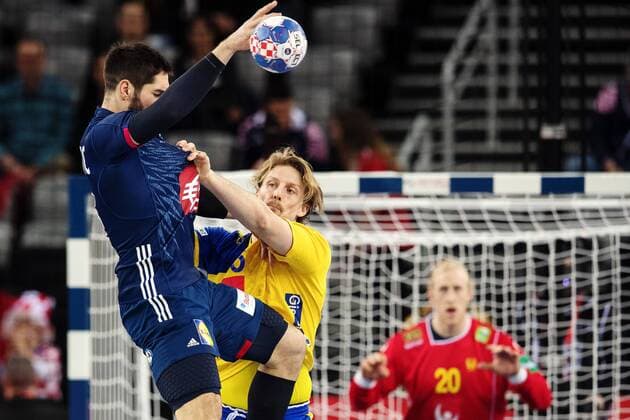 Handball, European Championship, Sweden - France
