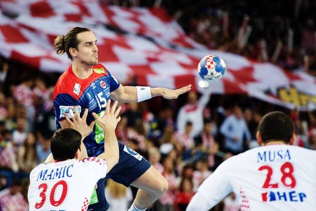Handball, European Championship, Croatia - Norway