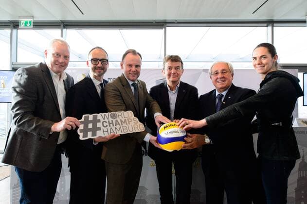Beach Volleyball, FIVB Press Conference in Hamburg