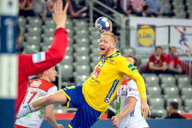 Handball, European Championship, Sweden - Norway