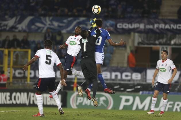 Football, Coupe de France, Racing Strasbourg - Lille OSC
