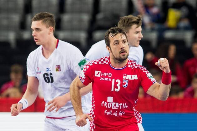 Handball, European Championship, Croatia - Czech Republic