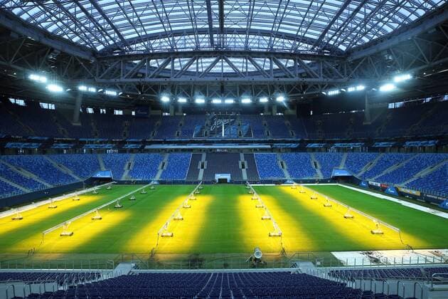 World Cup 2018, FIFA Director Colin Smith inspects stadium in St. Petersburg