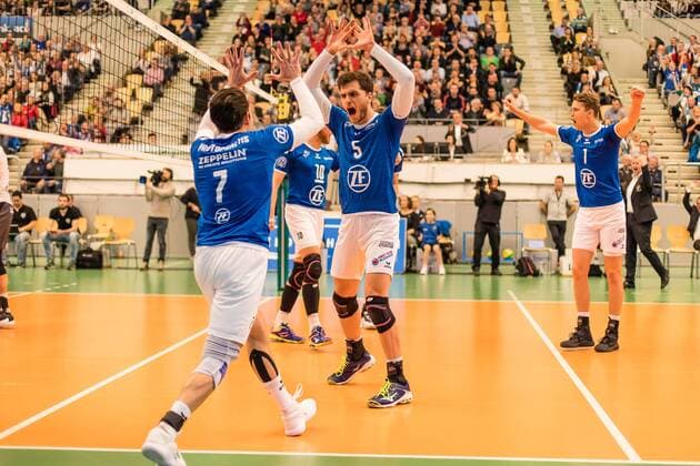 Volleyball, CL, VfB Friedrichshafen - PAOK Thessaloniki