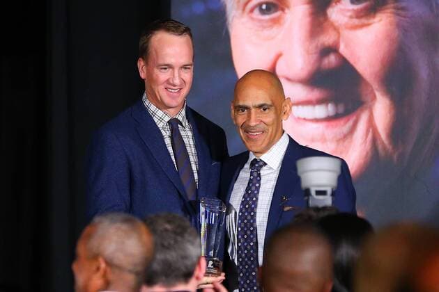 NFL, Peyton Manning presents Pat Summerall Award to Tony Dungy