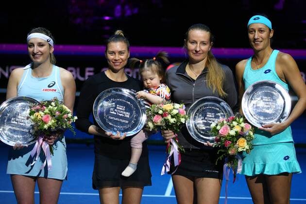 WTA Tournament St. Petersburg, Award Ceremony Doubles