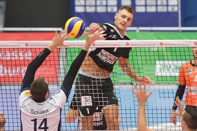 Volleyball, 1. BL, SVG Lüneburg - Berlin Recycling Volleys