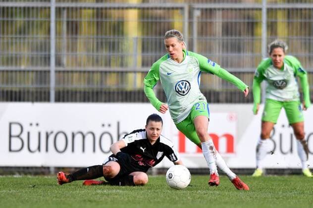 Football, DFB Cup, Women, BV Cloppenburg - VfL Wolfsburg