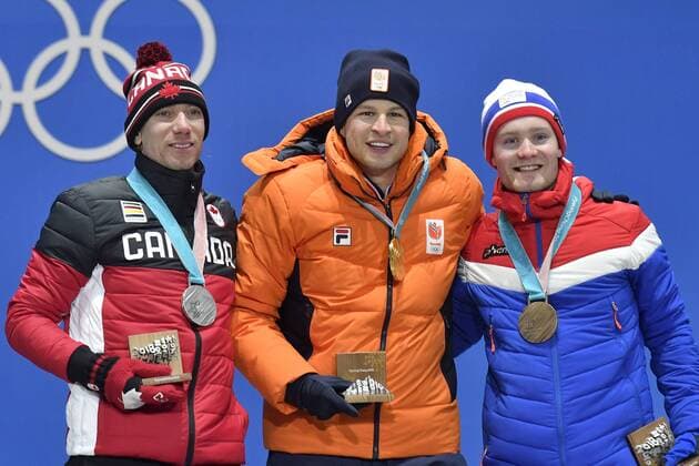 PyeongChang 2018, Speed Skating, Men's 5000m, Award Ceremony