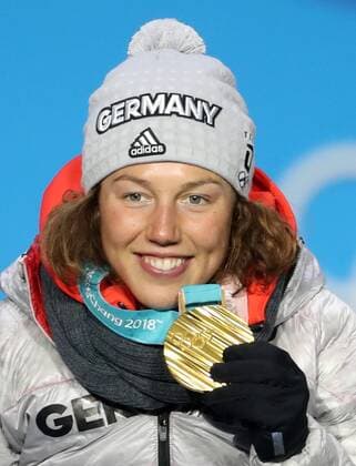PyeongChang 2018 - Biathlon, Women, Pursuit, Award Ceremony