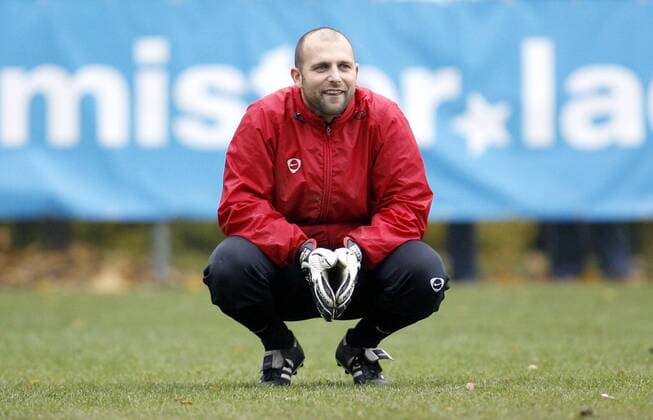 Football, ex-professional Gunnar Grundmann trains to become an educator, archive pictures