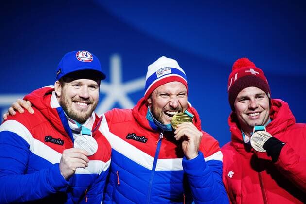 PyeongChang 2018, Alpine Skiing, Men's Downhill, Award Ceremony
