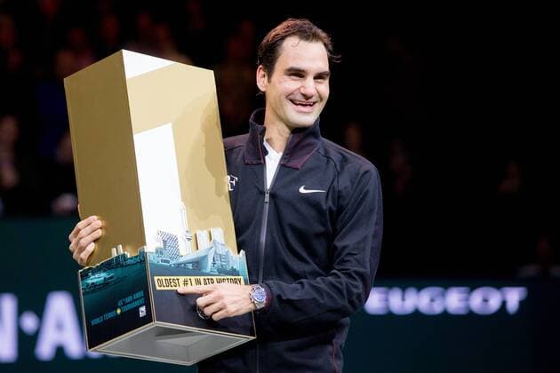 ATP tournament in Rotterdam, Federer the oldest number 1 in history