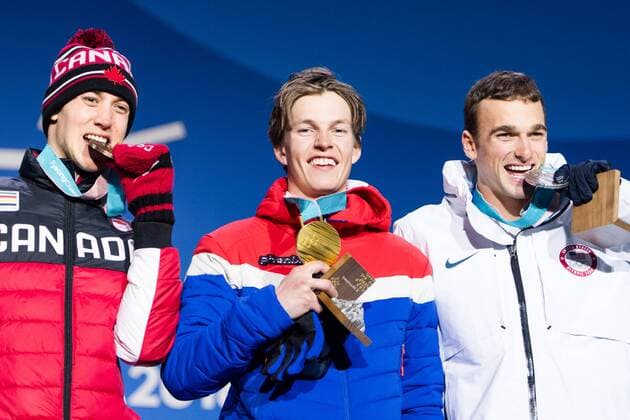 PyeongChang 2018 - Ski Freestyle, Slopestyle Men's Award Ceremony