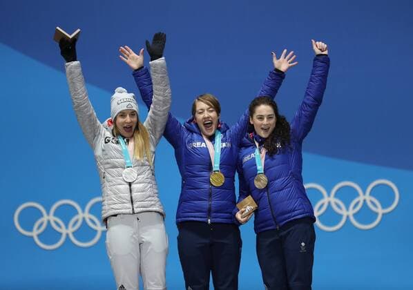 PyeongChang 2018 - Skeleton Ladies Award Ceremony