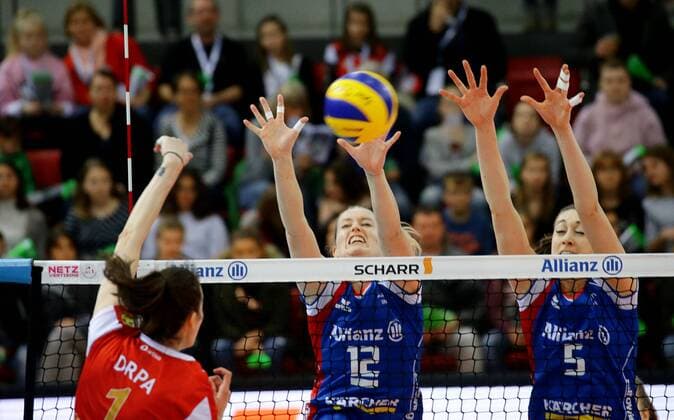 Volleyball, Women, 1. BL, Allianz MTV Stuttgart - SC Potsdam
