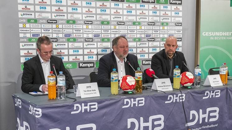 Handball, DHB Press Conference in Hanover