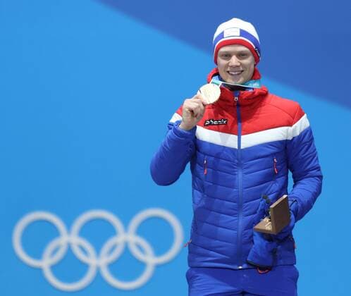 PyeongChang 2018 - Speed Skating, Men's 500m, Award Ceremony