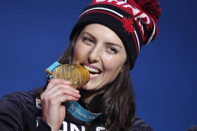 PyeongChang 2018 - Ski Freestyle, Women's Ski Cross, Award Ceremony