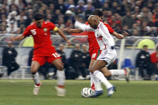 Football, International, France - Morocco 2:2