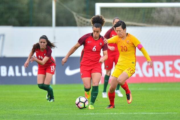 Football, Women, Algarve Cup, Portugal - China