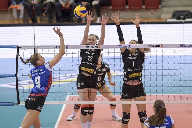Volleyball, Women, CEV Cup, Allianz MTV Stuttgart - Dresdner SC