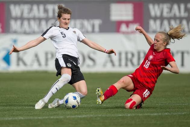 Football, Women, Cypres Cup, Czech Republic - Austria