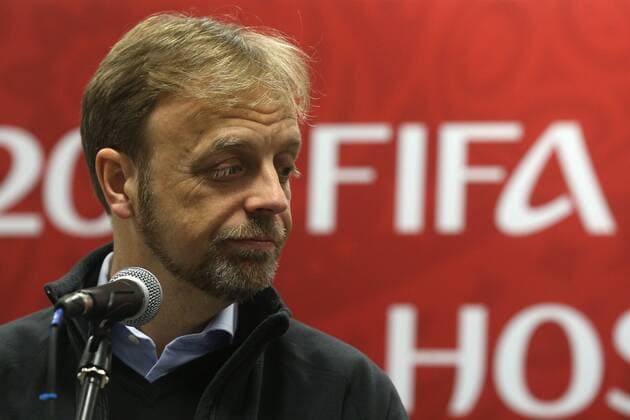 World Cup 2018, FIFA inspector Colin Smith visits construction work at Kazan stadium