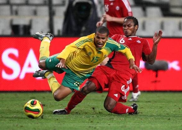 Football, Test match, South Africa - Canada 2:0