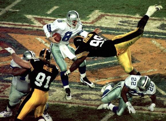 American football, NFL Super Bowl XXX, Dallas Cowboys - Pittsburgh Steelers