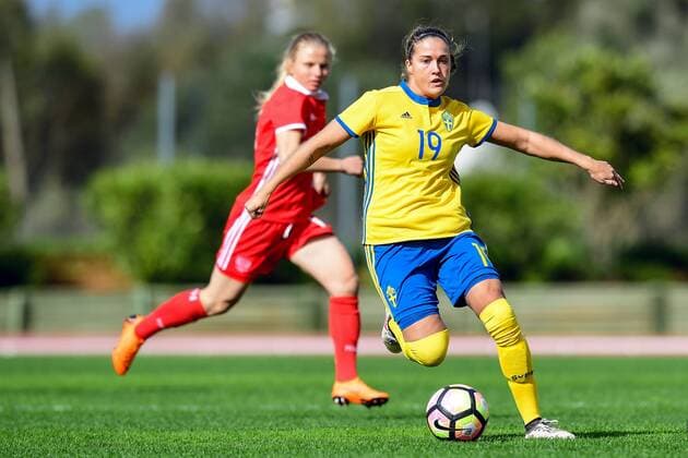 Football, Women, Algarve Cup, Sweden - Russia