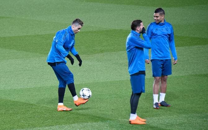 Football, CL, Real Madrid Training