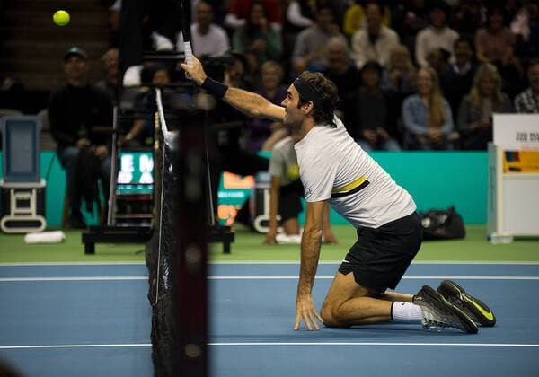 Tennis, Roger Federer at The Match for Africa charity match