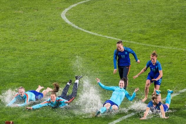 Football, Women, Algarve Cup, Final Sweden - Netherlands cancelled
