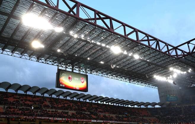 Football, EL, AC Milan - Arsenal London, before kick-off