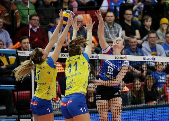 Volleyball, Women, 1. BL, MTV Stuttgart - SSC Palmberg Schwerin