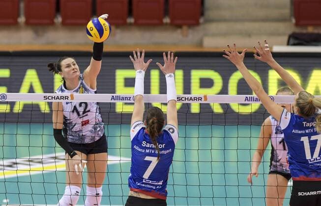 Volleyball, CEV Cup, MTV Stuttgart - Minchanka Minsk