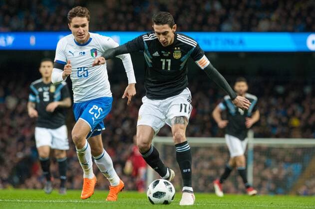 Football, Argentina - Italy