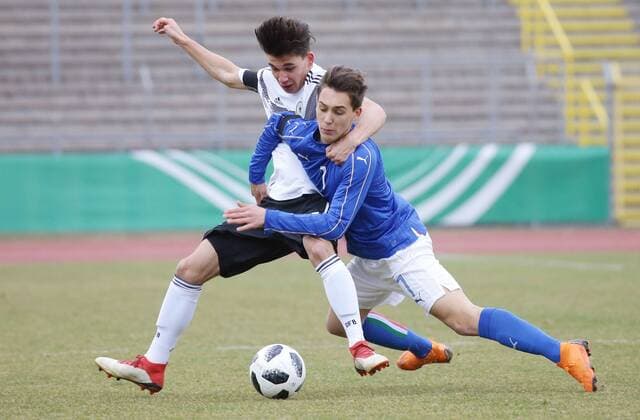 Football, U16, Germany - Italy